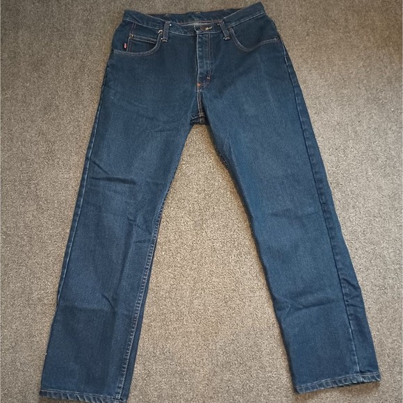 Men's Red Kap Dark Blue Straight Leg Denim Jeans Work Pants NWOT 32x30 - Picture 1 of 5
